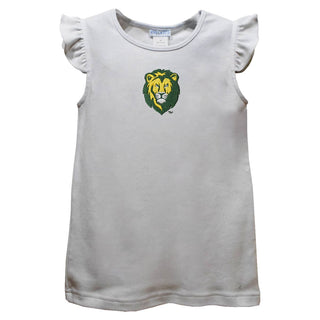 Southeastern Louisiana Lions Embroidered Knit Angel Sleeve  White 2  - Chickie Collective