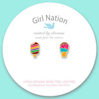 The Perfect Pair | Ice Cream Truck Treats Earrings     - Chickie Collective