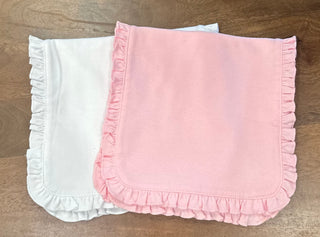 Ruffle Burp Cloth     - Chickie Collective