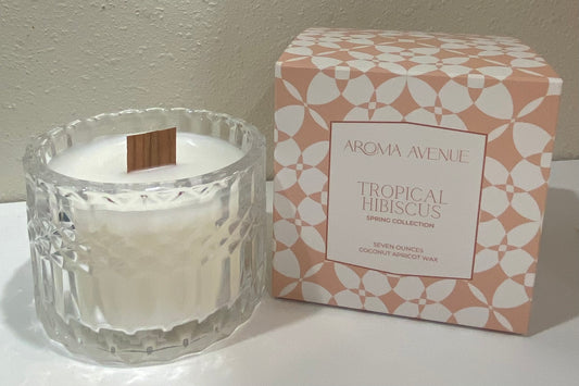 Tropical Hibiscus Woodwick Candle