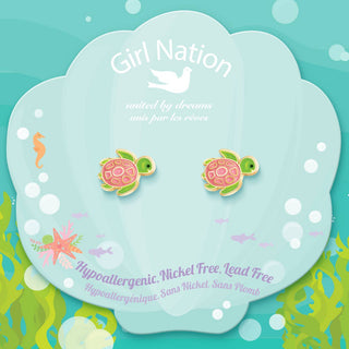 Turtle-y Awesome Cutie Stud Earrings - Chickie Collective