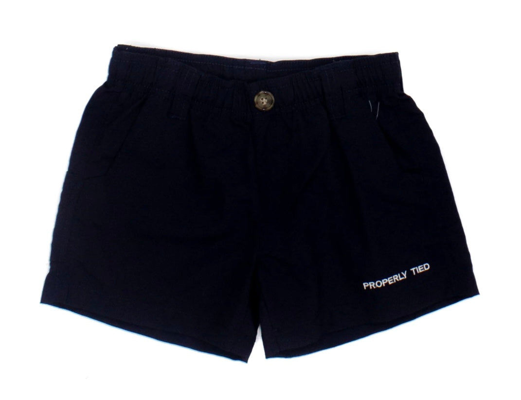 Boys Mallard shorts | Marine Navy |     - Chickie Collective