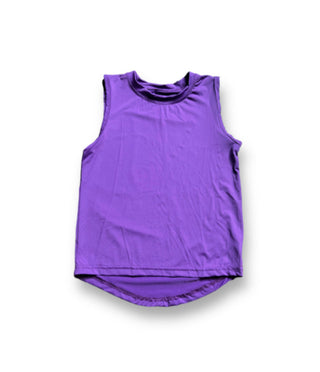 Adult Purple High Low Tank Women's Top    - Chickie Collective