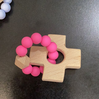 Cross Teether by Weisinger     - Chickie Collective