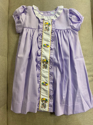 Mardi Gras King Cake Dog Dress Dress    - Chickie Collective
