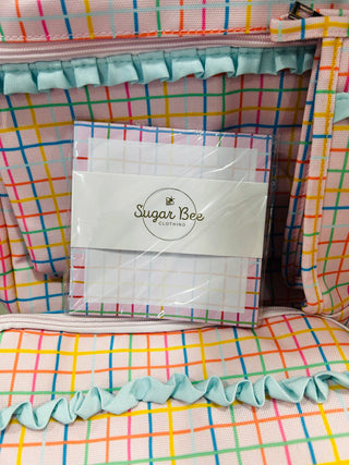 Pink Plaid Lunchbox Notes