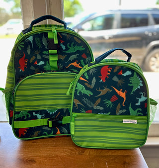Backpack - Green Dinosaur - Chickie Collective