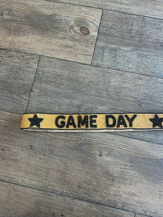 Gold & Black Star Beaded Purse Strap Purse Strap - Chickie Collective