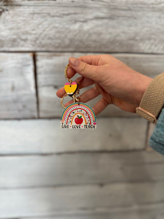 Teacher Keychains - Chickie Collective