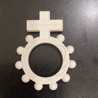 Rosary Cross Teether     - Chickie Collective