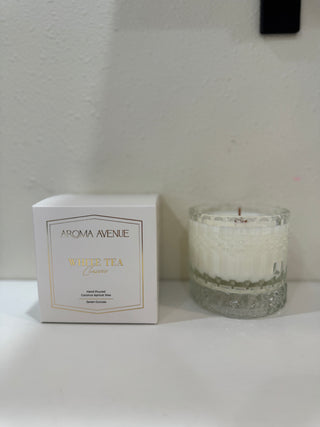 White Tea Aroma Avenue Candle     - Chickie Collective