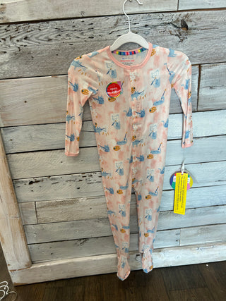 Arts & Cats Footie Baby Gown - Chickie Collective