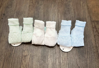 Mint Green Paty Booties Baby Clothing    - Chickie Collective