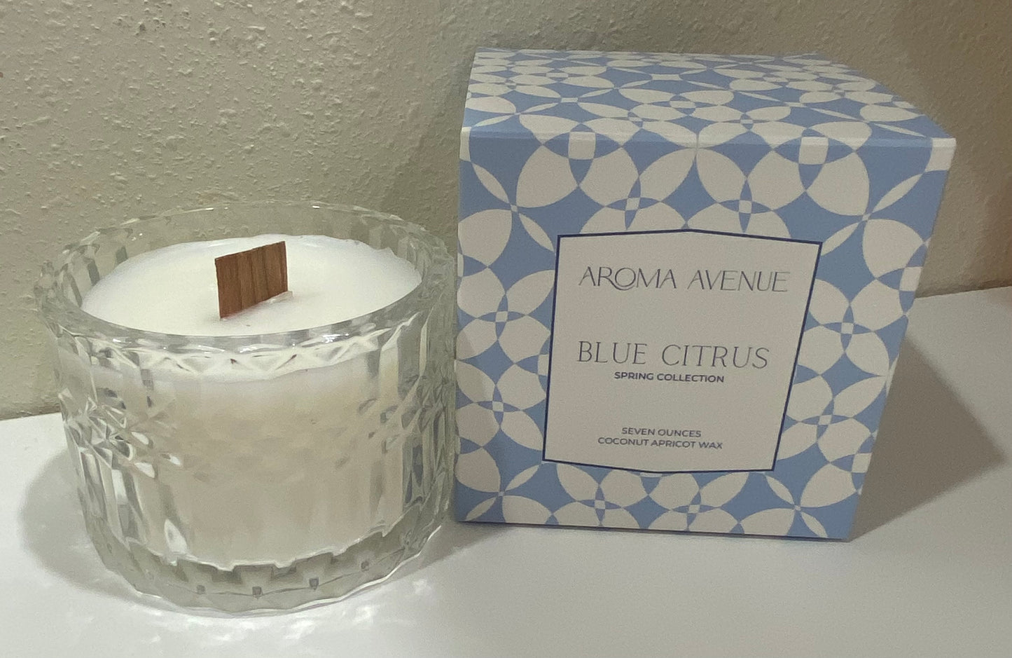 Blue Citrus Woodwick Candle Candles    - Chickie Collective