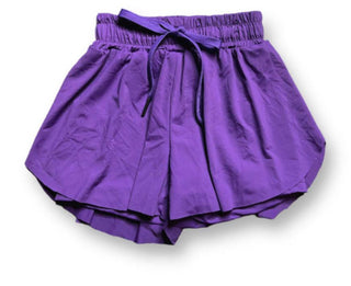 Adult Purple Swing Shorts Women's Bottoms    - Chickie Collective