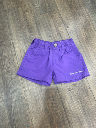 Properly Tied Purple Mallard Shorts Shirt - Chickie Collective