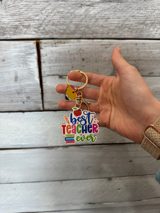Teacher Keychains - Chickie Collective