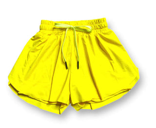Adult Yellow Swing Shorts Women's Bottoms    - Chickie Collective