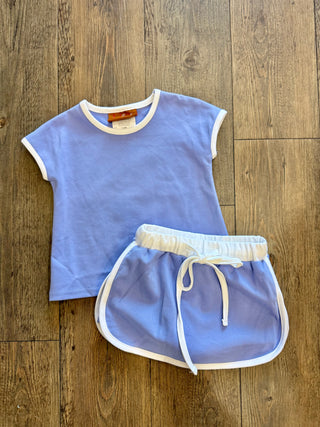 Purple Aria Skort Set for Girls