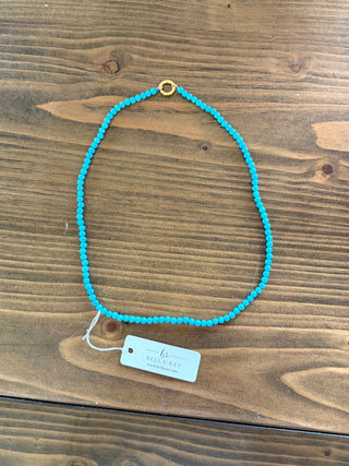 Sadie Turquoise 18K Gold Plated Necklace