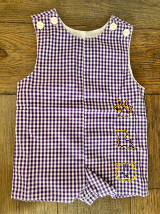 Tiger Purple/Gold 3 logos Jumpsuit
