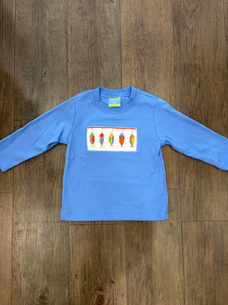 Cotton Fish Smock Boy Long Sleeve