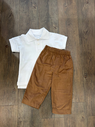 Brown Corduroy Boy Pants