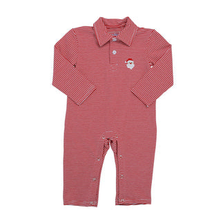 Santa Polo Romper Kids clothes    - Chickie Collective