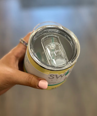 Shimmer Buttercup Stemless Wine Cup (12oz) Drinkware - Chickie Collective