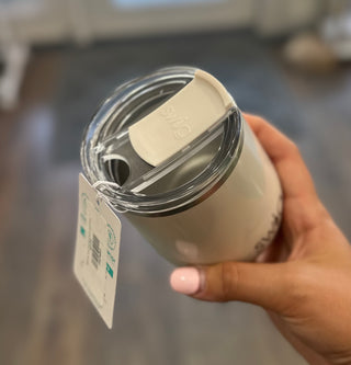 Shimmer Pearl Stemless Wine Cup (12oz) Drinkware - Chickie Collective