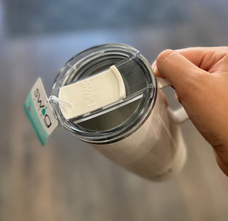 Shimmer Pearl Travel Mug (22oz) Drinkware - Chickie Collective