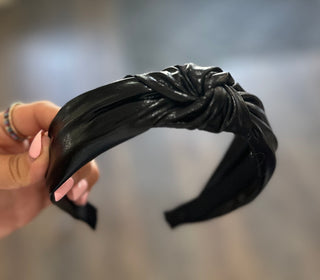 Metallic Top Knot Headband Headband - Chickie Collective