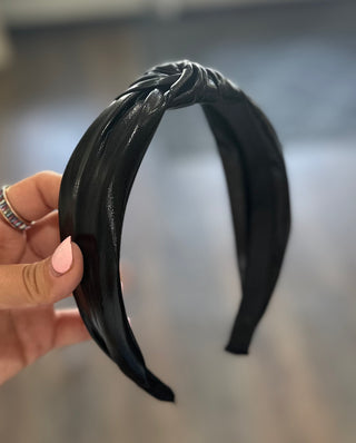 Metallic Top Knot Headband Headband - Chickie Collective