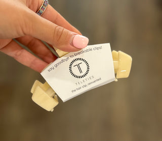 Classic Hair Clip - Almond Beige Hair Accessories - Chickie Collective