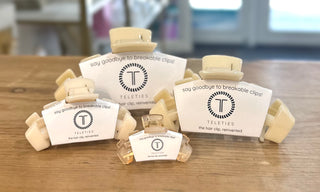 Classic Hair Clip - Almond Beige Hair Accessories - Chickie Collective