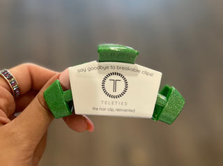 Classic Hair Clip | Large | Shamrock Shimmer Hair Accessories - Chickie Collective