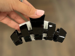Classic Hair Clip - Jet Black Hair Accessories - Chickie Collective