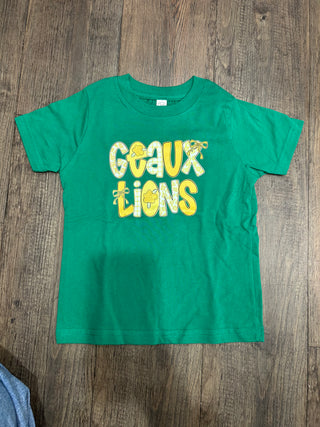 Geaux Lions Youth T-Shirt Kid's T-shirts - Chickie Collective