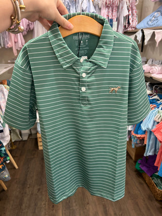 Clubhouse Polo: Green Boy's Polo - Chickie Collective