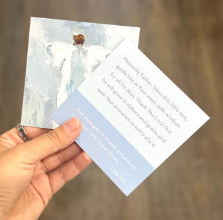 Prayer Cards For Boys Religious Decor - Chickie Collective