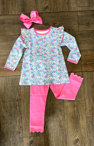 Wildflower Girls Top Shirt - Chickie Collective