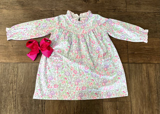 Posy Petals Girls Pocket Dress Girls Dress - Chickie Collective