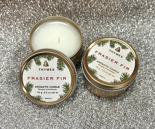 Frasier Fir Poured Travel Tin Candles - Chickie Collective