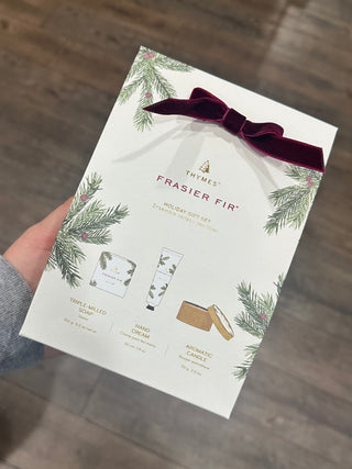Frasier Fir Holiday Gift Set-Hand Cream,Travel Tin, and Bar Soap Gift Set - Chickie Collective