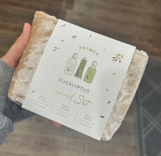 Eucalyptus Travel Set With Beauty Bag - Chickie Collective