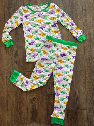Mardi Gras Alligator Pajamas