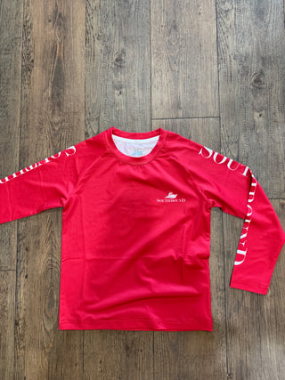 Red Longsleeve Tee Boys