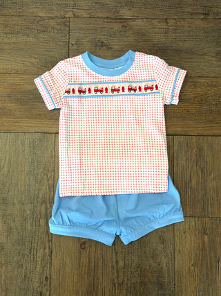 Sound the Alarm Boys Banded Short Set