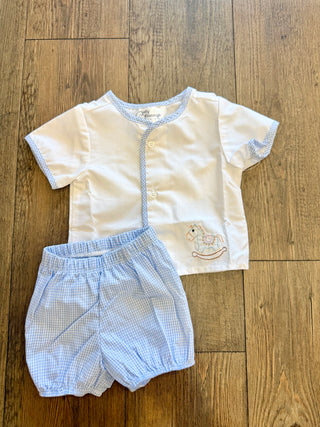 Baby Blessing Blue Pony Grayson Set