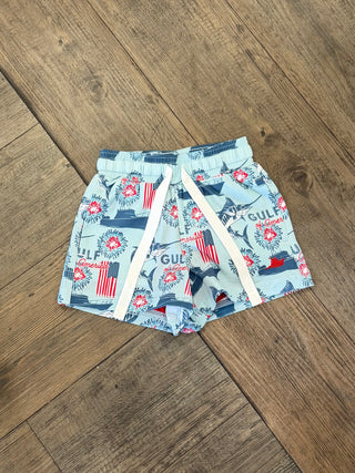 Boys Gulf of America Swim Shorts
